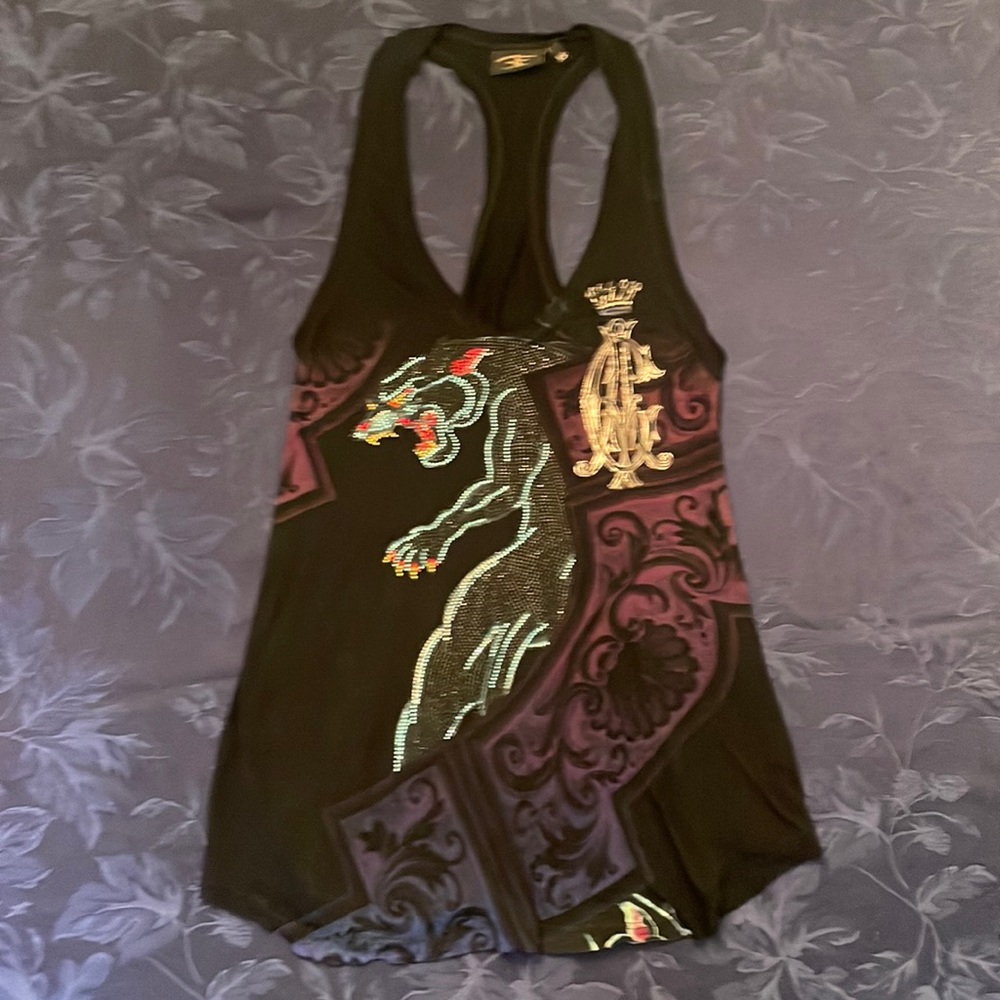 👑 Christian Audigier tank top 👚